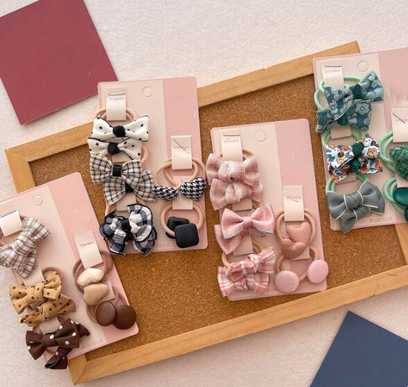 髪飾り★まとめ髪用★ヘアアクセサリー★子供用★キッズ★ヘアゴム★10枚入り★多色