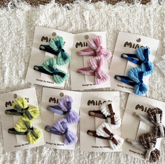 髪飾り★まとめ髪用★ヘアアクセサリー★子供用★キッズ★ヘアピン★2枚入り★多色