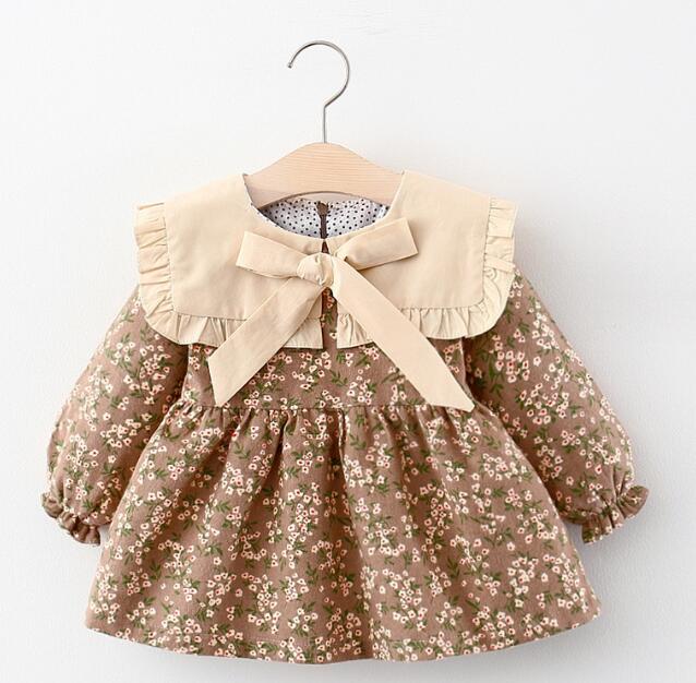 子供服★ワンピース★ドレス★キッズ★花柄★3色★80-110CM