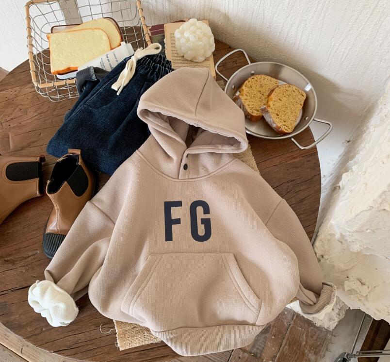 2023★秋冬新作★韓国風子供服★パーカー★裏起毛★90-140CM