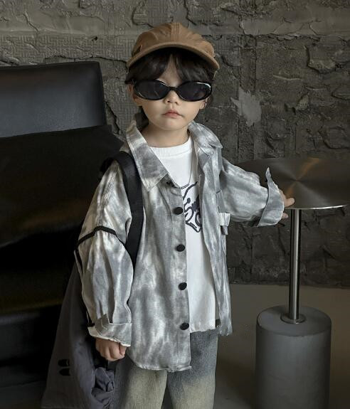 子供服★トップス★ワイシャツ★韓国風子供服★キッズ男の子★90-140CM