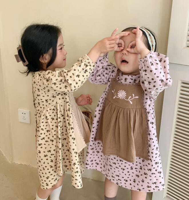 2024新品★子供服　ワンピース★80-130cm★2色