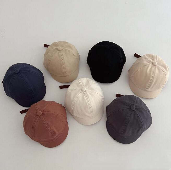 子供用★帽子★キャップ★ベビー★男女兼用★韓国風★カジュアル★無地★7色