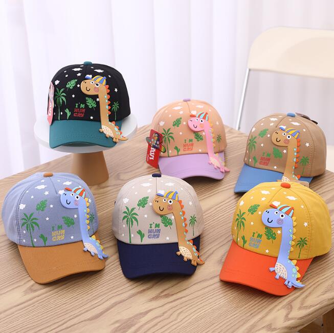 子供用★帽子★キャップ★キッズ★男女兼用★可愛い★ダイナソー★6色