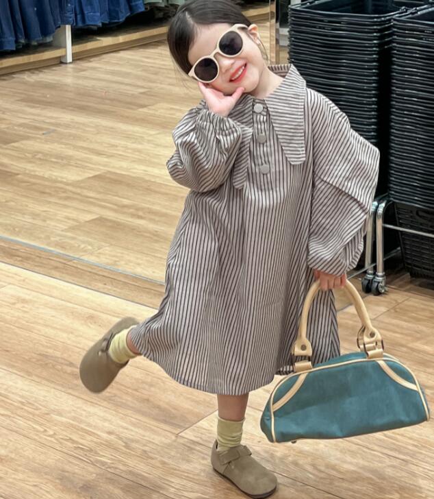 2024年新品★子供服 　ワンピース★90-140cm★