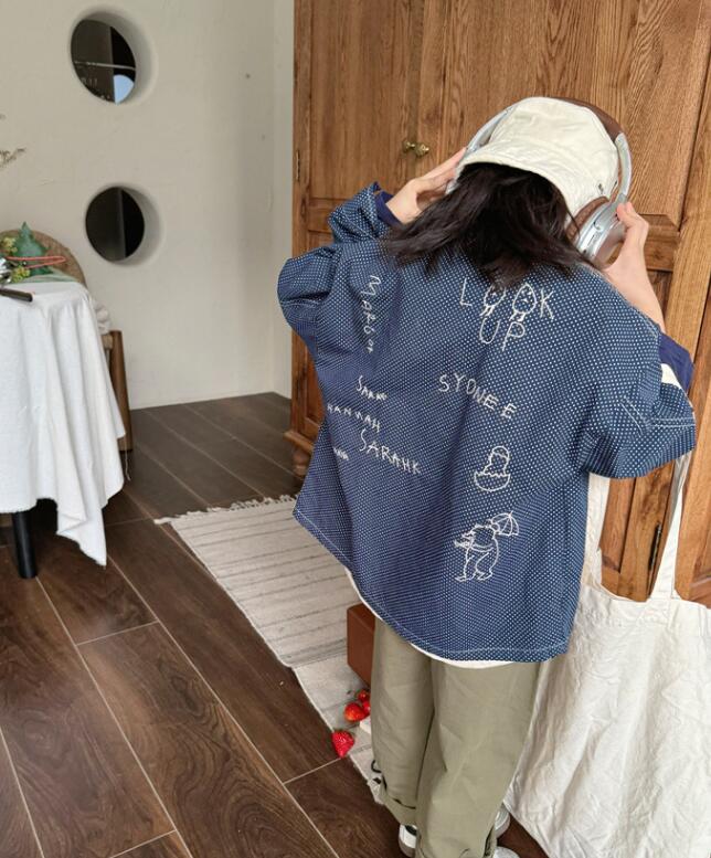 2024★春秋新作★韓国風子供服★シャツ★90-150CM