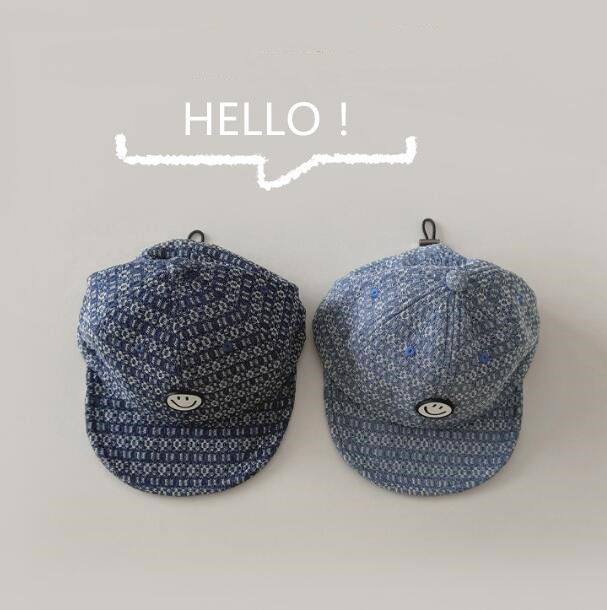 「2024」子供用★帽子★キャップ★野球帽★キッズ★男女兼用★笑顔★可愛い★2色