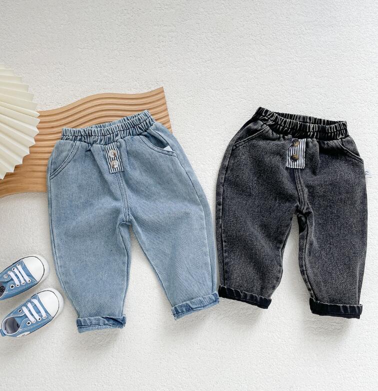 2024★春秋新作★韓国風ベビー服★ジーンズ★2色73-100CM