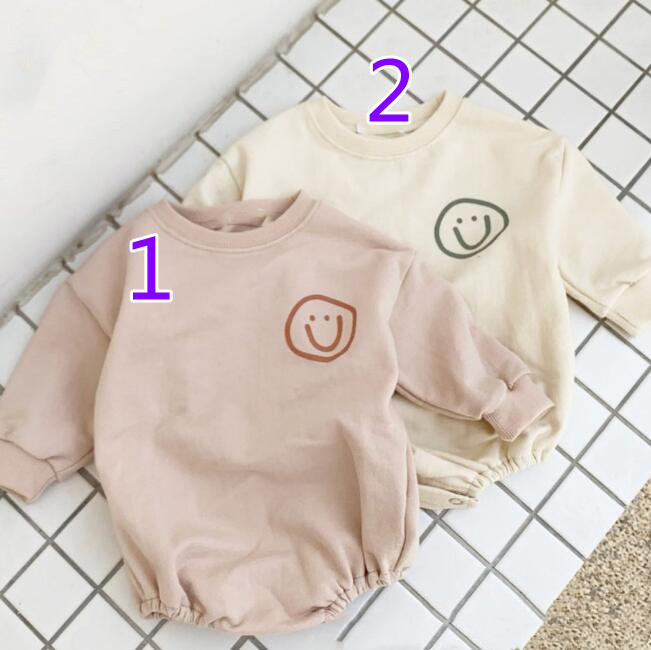 子供服★ロンパース★連体服★韓国風子供服★ベビー★笑顔★可愛い★2色★66-90CM