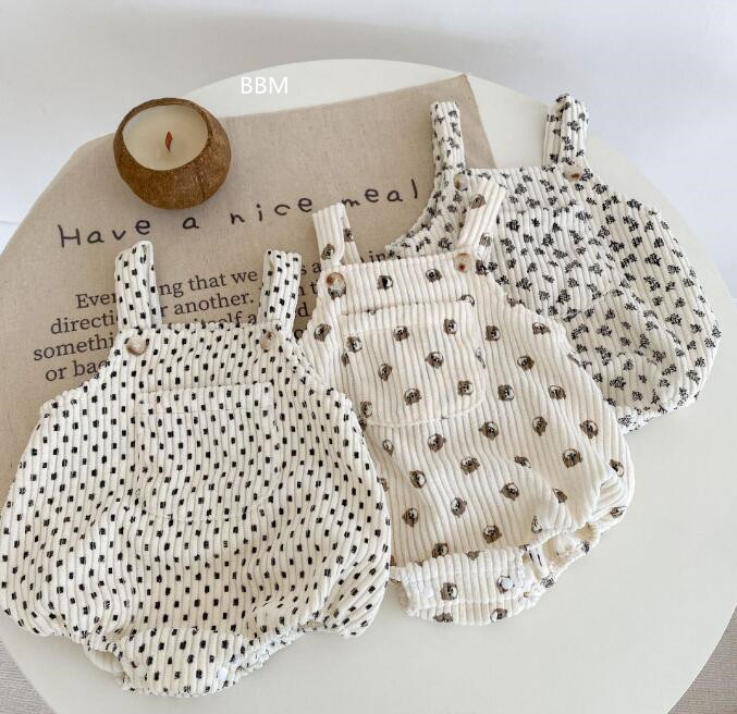 2024★春秋新作★韓国風ベビー服★サロペット★3色66-90CM