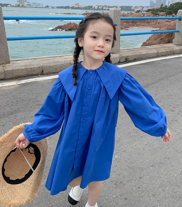 2024★春秋新作★韓国風子供服★ワンピース★7-15