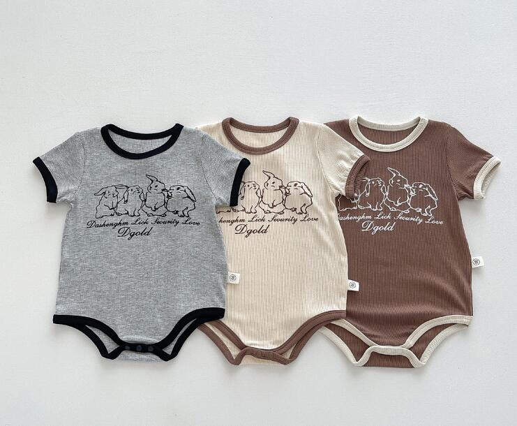 2024新品★ベビー服★ロンパース★66-90cm★3色