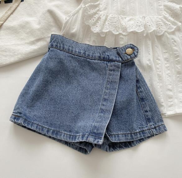 子供服★ボトムス★キュロット★デニム★韓国風子供服★キッズ女の子★90-140CM