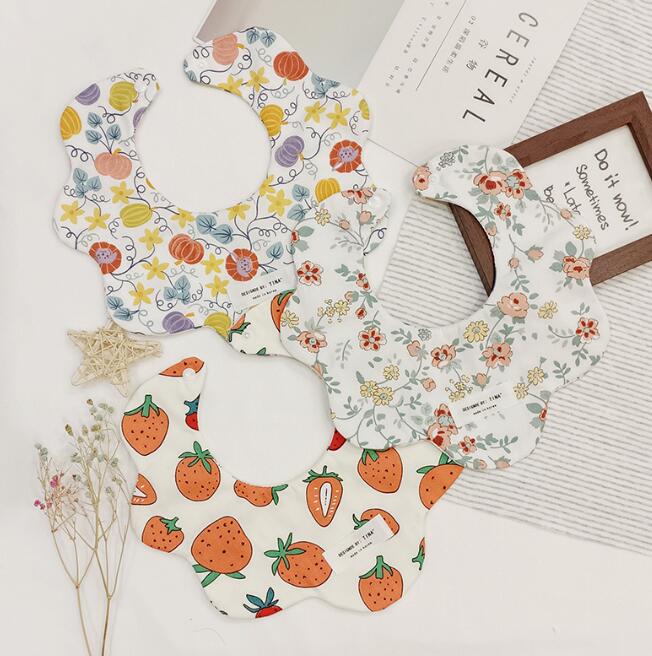 よだれかけ★子供用★涎掛け★ベビー向け★赤ちゃん用★花柄★可愛い★12色