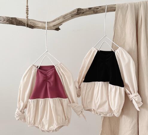 「2024」子供服★ロンパース★連体服★韓国風子供服★ベビー★可愛い★2色★66-90CM