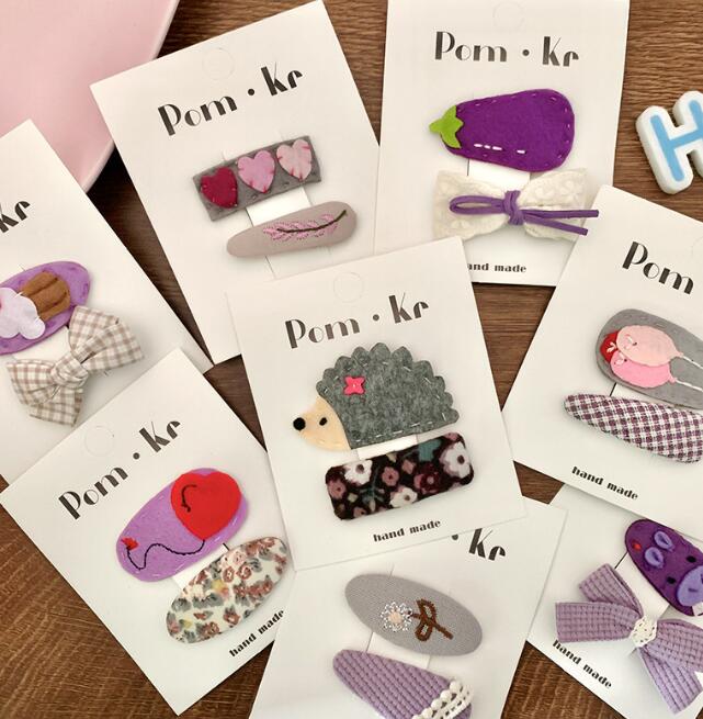 髪飾り★まとめ髪用★ヘアアクセサリー★子供用★キッズ★ヘアピン★2枚入り★多色