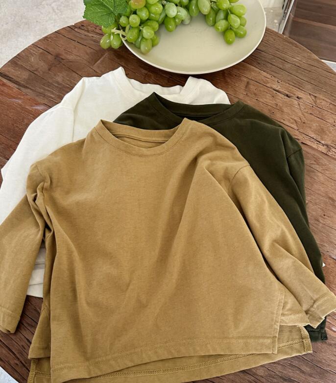 2024年新品★子供服　長袖トップス★80-140cm★3色