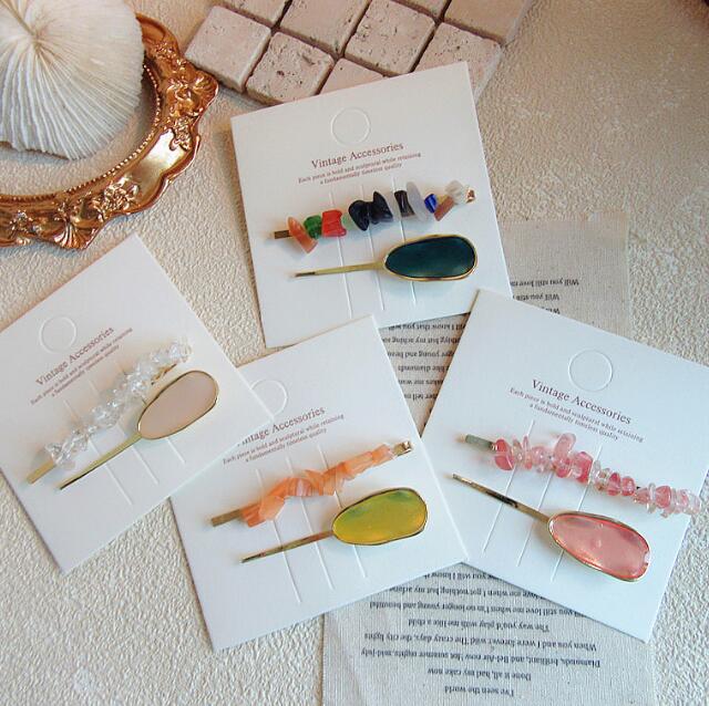 髪飾り★まとめ髪用★ヘアアクセサリー★レディース★ヘアピン★2枚入り★多色