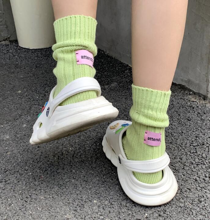 2024★春秋新作★ソックス★大人靴下★6色