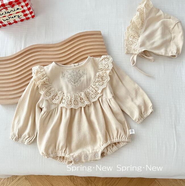 子供服★ロンパース+帽子★連体服★韓国風子供服★ベビー★可愛い★66-90CM