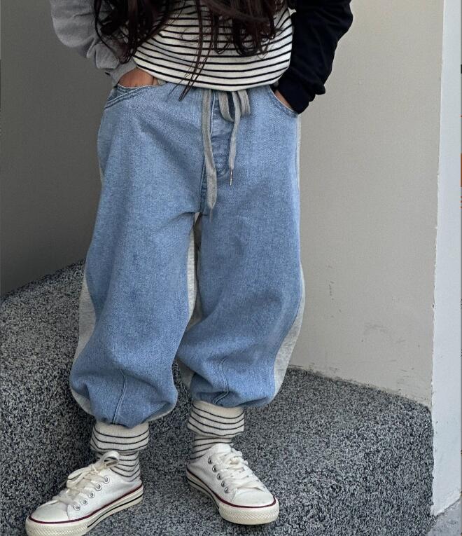2024★春秋新作★韓国風子供服★ジーンズ★100-160CM
