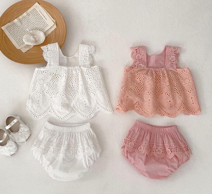 2024新型★ベビー服　トップス+ズボン　セット★66-100★2色