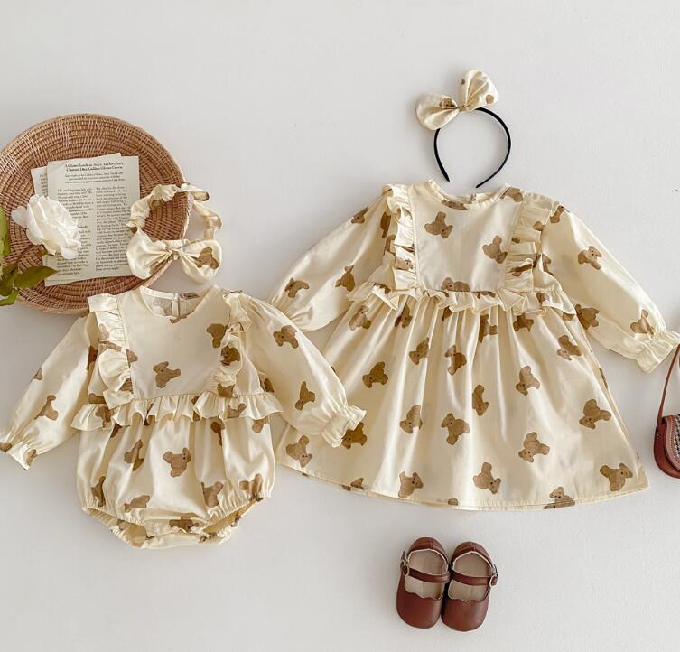 2024春秋★ベビー&キッズ服　ワンピース&ロンパース★66-90/80-120★