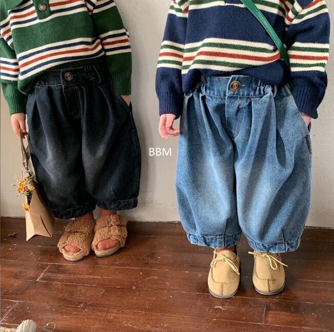 2024★春秋新作★韓国風子供服★ジーンズ★2色80-130CM