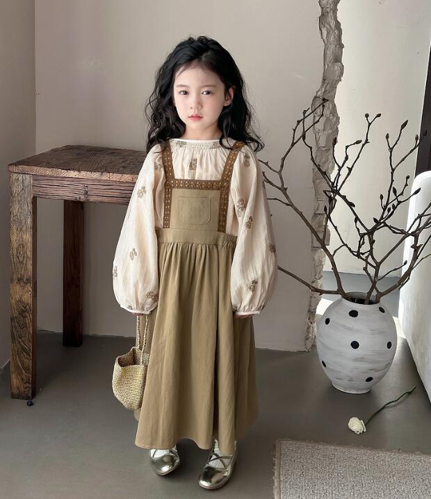 2024新品★子供服　トップス+ワンピース　セット★90-160cm★