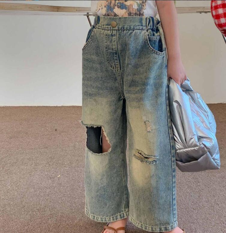 2024★春夏新作★韓国風子供服★ジーンズ★90-160CM