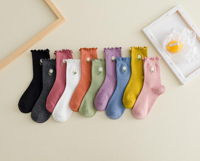 2024★春秋新作★ソックス★レディース靴下★8色