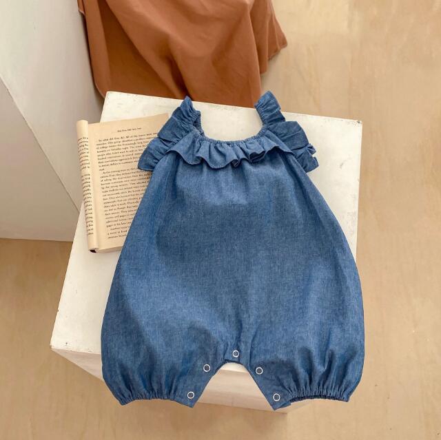 「2024」子供服★ロンパース★連体服★韓国風子供服★ベビー★袖なし★66-90CM