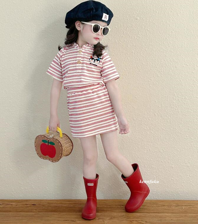 2024新品★子供服　トップス+スカート　セット★90-140cm★