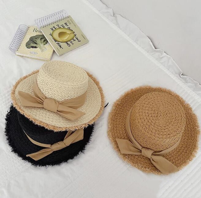 「2024」子供用★帽子★麦わら帽子★キッズ★日焼け防止★可愛い★3色