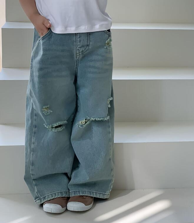 2024夏新品★子供服　デニムズボン★80-140cm★