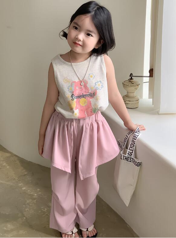 2024夏新品★子供服　軽量パンツ　ズボン&トップス★80-140cm★