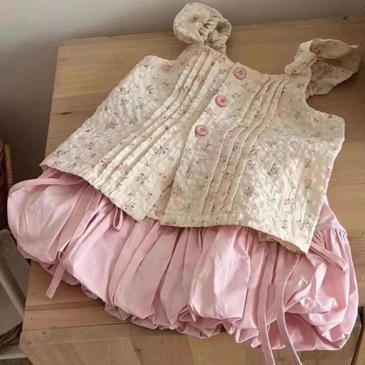 「2024」子供服★トップス+スカート★セットアップ★キッズ女の子★5-13#