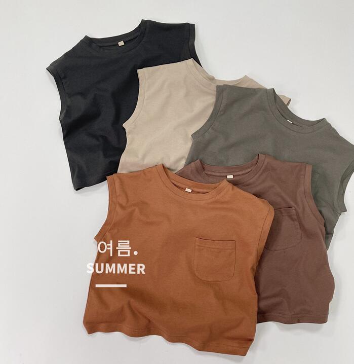 2024夏★子供服　ベストトップス★80-130cm★5色