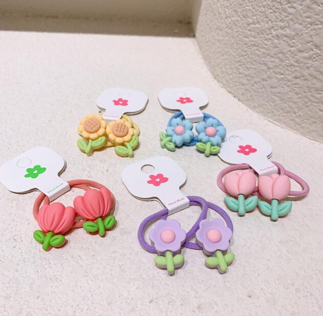 「2024」髪飾り★まとめ髪用★ヘアアクセサリー★子供用★ヘアゴム★可愛い