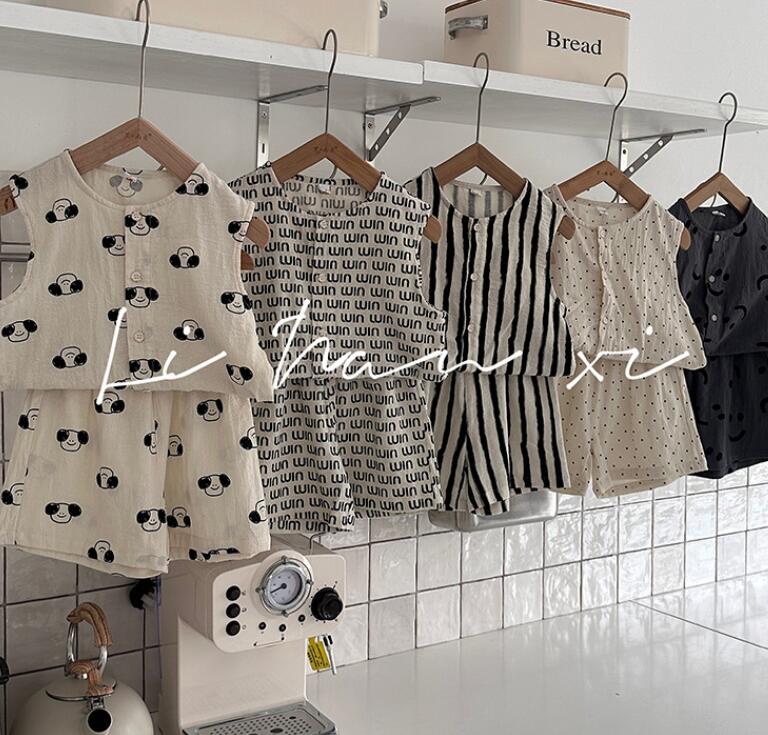 2024年夏★子供服　トップス+ズボン　セット★90-130cm★5種