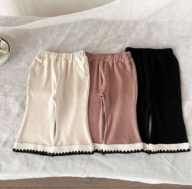 「2024」子供服★ボトムス★ズボン★韓国風子供服★キッズ女の子★3色★66-120CM