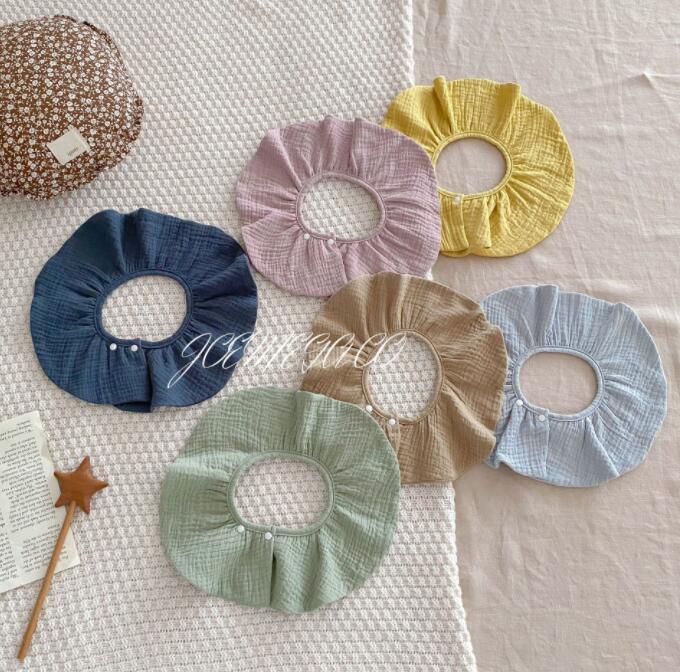 新登場★ベビー涎掛け★棉質　6色★食事用★