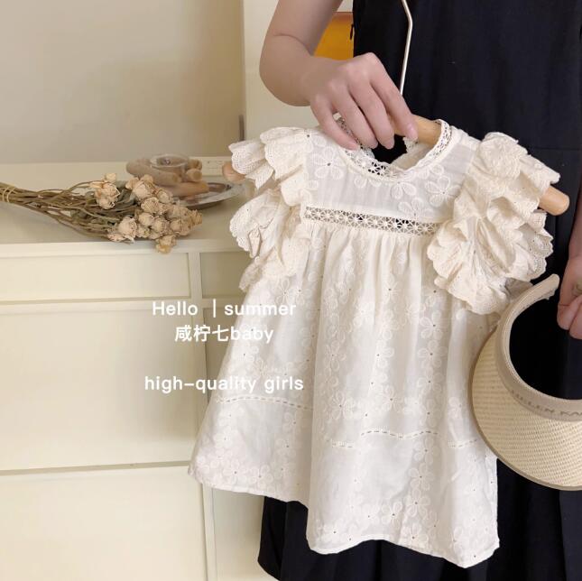 「2024」子供服★ワンピース★半袖★キッズ女の子★90-140CM