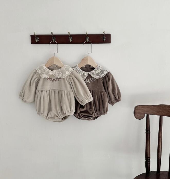 2024★春秋新作★韓国風子供服★ロンパース★2色66-90CM