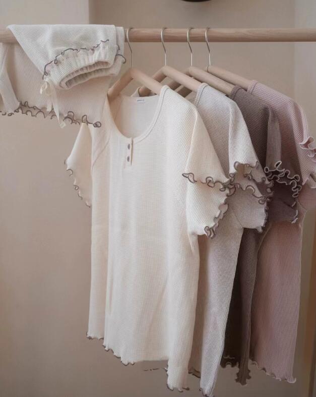 2024年夏新★子供服　トップス+ズボン　セット★73-100cm★3色