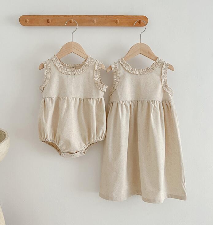 2024★夏新作★韓国風子供服★ロンパース★ワンピース★66-90CM/90-130CM