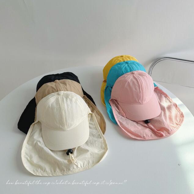 「2024」子供用★帽子★キャップ★キッズ★男女兼用★速乾★野球帽★無地★6色