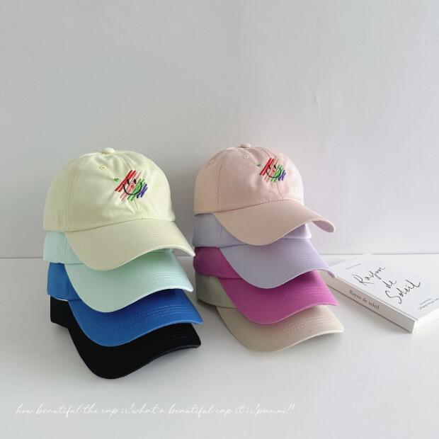 「2024」子供用★帽子★キャップ★キッズ★男女兼用★野球帽★笑顔★9色