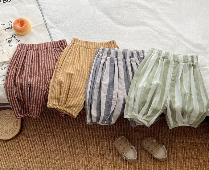 2024夏新型★ベビー服　ズボン★66-100★4色