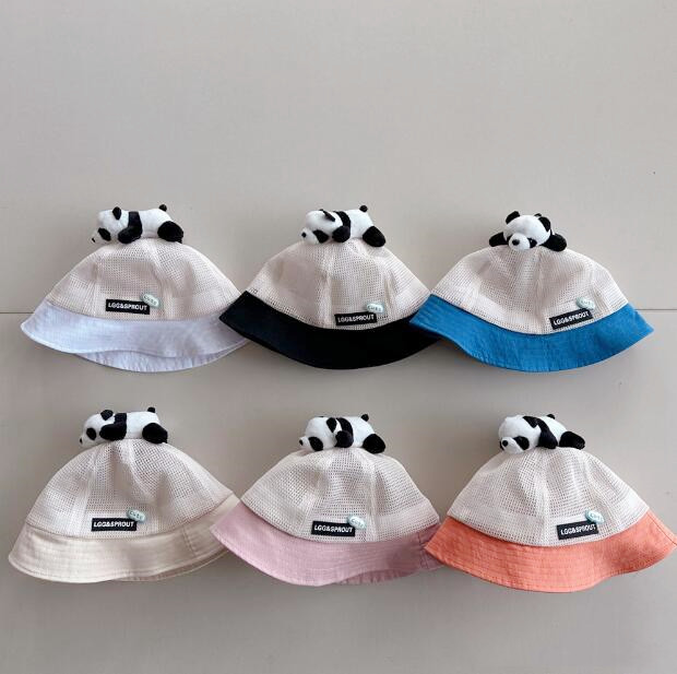 「2024」子供用★帽子★バケットハット★キッズ★男女兼用★パンダ★可愛い★6色
